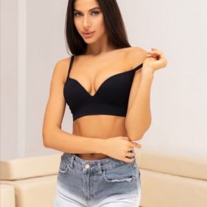 Топ-бюст в рубчик #79