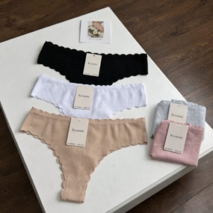 Безшовні бавовняні трусики бразиліани #322 - - 17 -