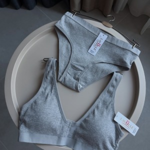 Бавовняний набір (топ на застібці + сліпи) #159 - - 14 - Бавовняний набір (топ на застібці + сліпи) #159 - - 13 -