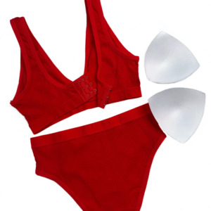 Бавовняний набір (топ на застібці + сліпи) #159 - - 24 - Бавовняний набір (топ на застібці + сліпи) #159 - - 23 -