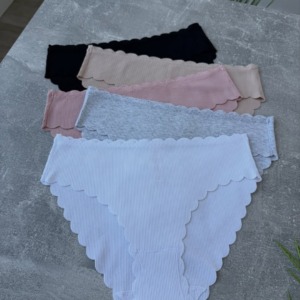 Набір бавовняних безшовних сліпів в рубчик (6 шт) #171 - - 17 - Набір бавовняних безшовних сліпів в рубчик (6 шт) #171 - - 16 -