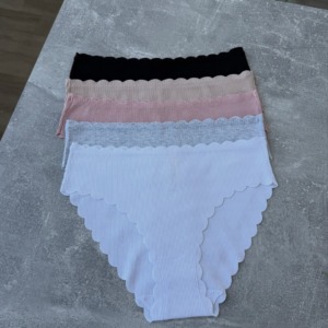 Набір бавовняних безшовних сліпів в рубчик (6 шт) #171 - - 15 - Набір бавовняних безшовних сліпів в рубчик (6 шт) #171 - - 14 -