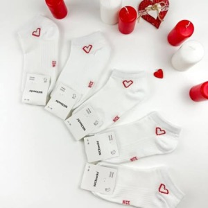 Жіночі шкарпетки із сердечками (5 пар )#173 - - 9 -