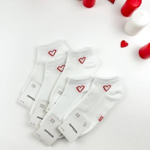 Жіночі шкарпетки із сердечками (5 пар )#173 - - 11 -