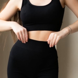 Набір в рубчик (топ+лосини) #177 - - 23 -