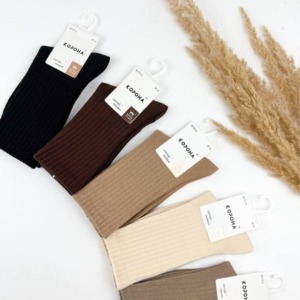 Високі бавовняні шкарпетки (5 пар) #299 - - 17 -