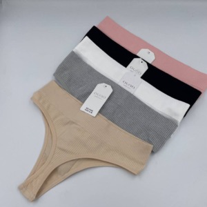 Стрінги в рубчик (набір 6 шт) #307