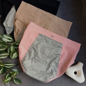 Трусики для критичних днів в рубчик на більші об'єми #308 - - 23 -