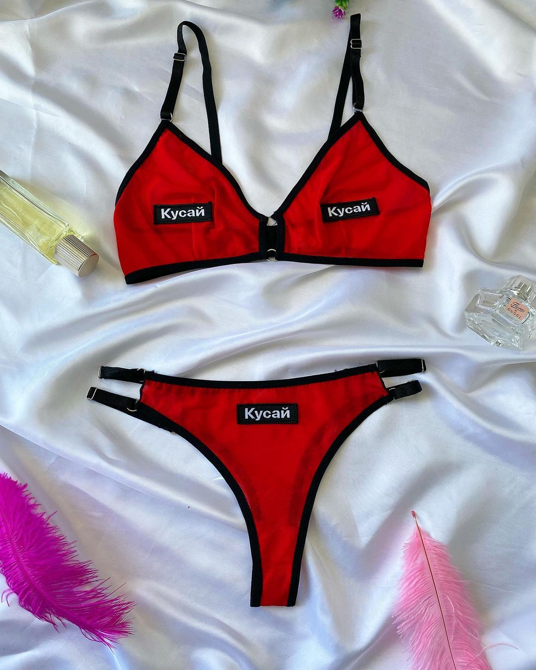 INS-1166_3 Набір білизни з надписами #350 - - 2 -