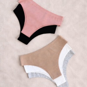 Набір бавовняних безшовних бразиліан (6 шт) #352 - - 13 -